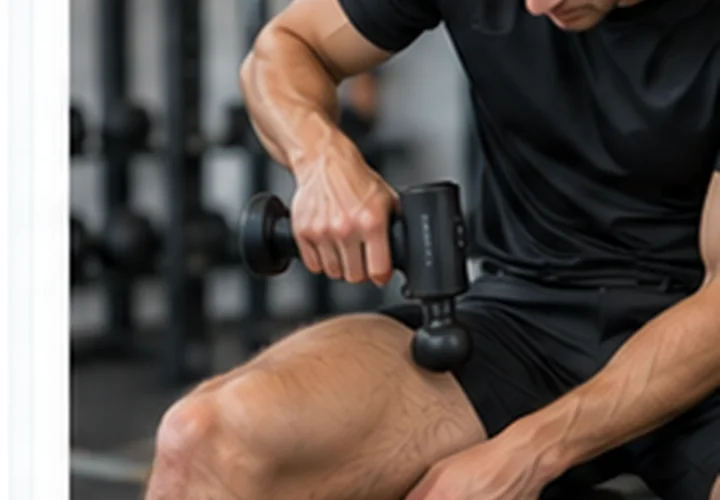 Massage gun for muscle recovery