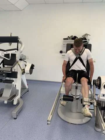 Exercise testing on a biomechanical system